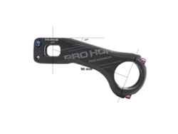 Potencia de bicicleta de montaña Tanke CNC de aleación de aluminio, 17°, 70/90 mm, 31,8 x 28,6 mm, manillar de bicicleta XC AM, Partevayotoy