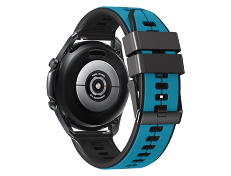 Correa de Silicona 20mm liberación rápida para Huami Amazfit GTS4 Mini/GTS3/GTS2 2E - azul/negro