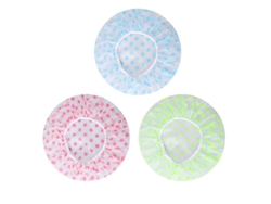 Juego De 3 Gorros De Ducha Impermeables Y Reutilizables Con Banda Elástica De Plástico - Gorro De Ducha Para Mujer