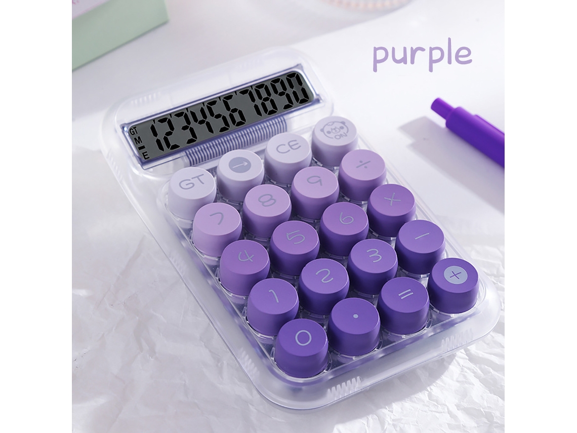 Calculadora de oficina Csyy 819pro (morado degradado)