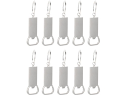 Juego De 10 Abridores De Botellas De Aleación De Zinc Delicados, Forma Única, Duraderos.