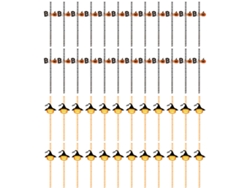 48 pajitas de papel de Halloween para decoración con patrones de fantasmas NEVEANCE