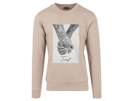 Camiseta de Hombre MISTER TEE Cuello Redondo Trust Beige (L)