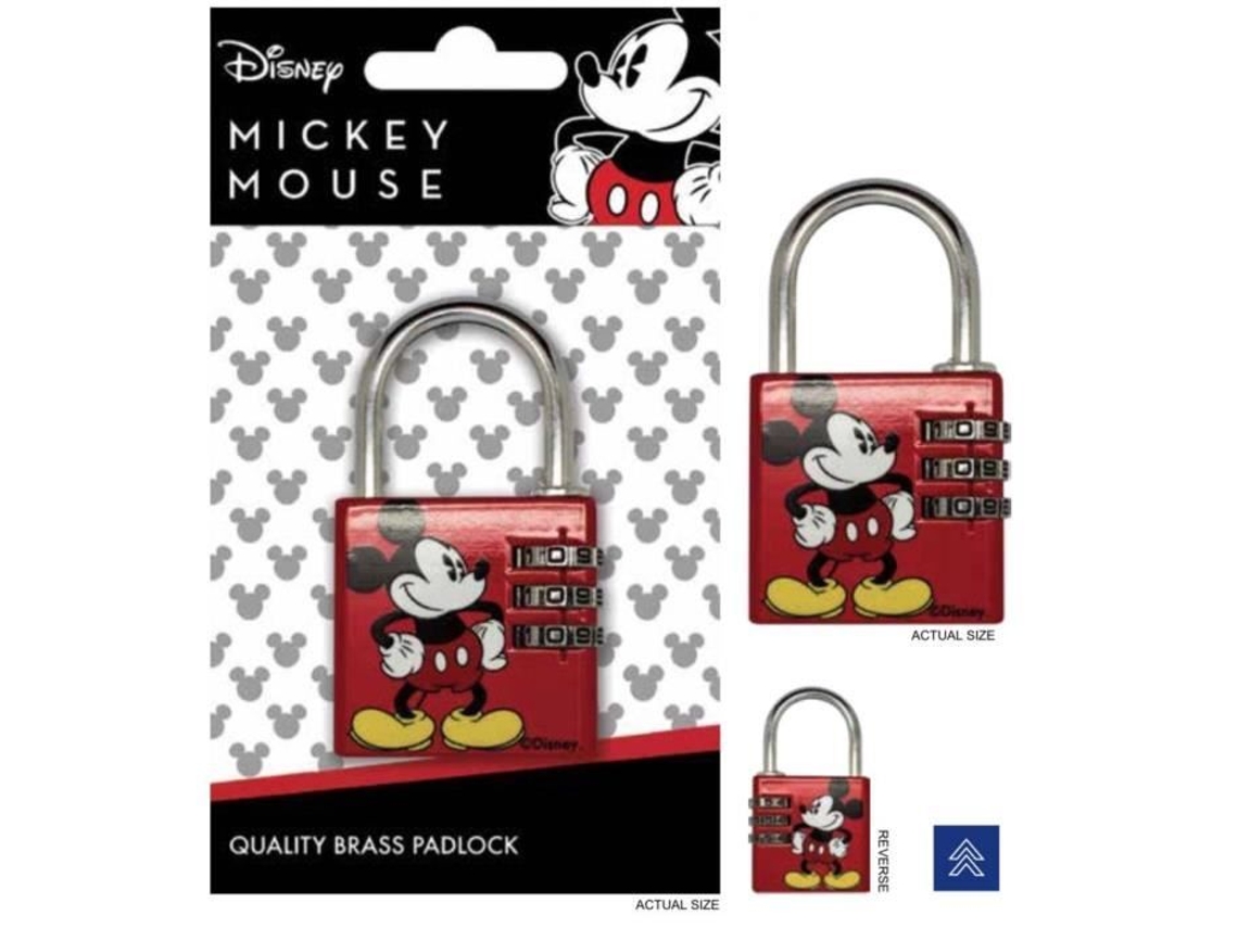Disney Candado Con Código Mickey Mouse