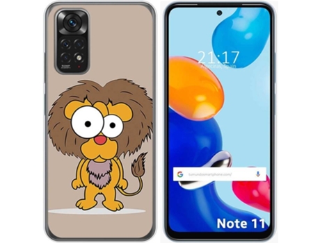 Carcasa Xiaomi Redmi Note 11 TUMUNDOSMARTPHONE Dibujos Leon Multicolor