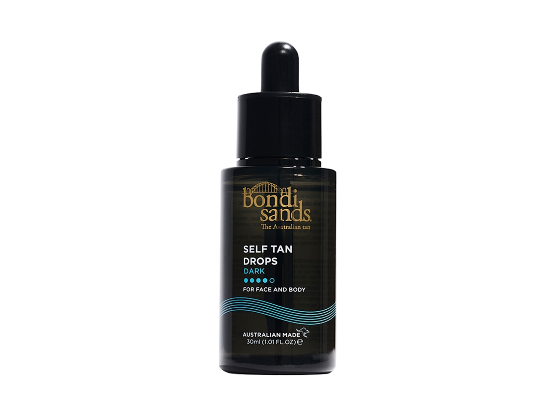 Gotas autobronceadoras de tono oscuro para rostro y cuerpo BONDI SANDS