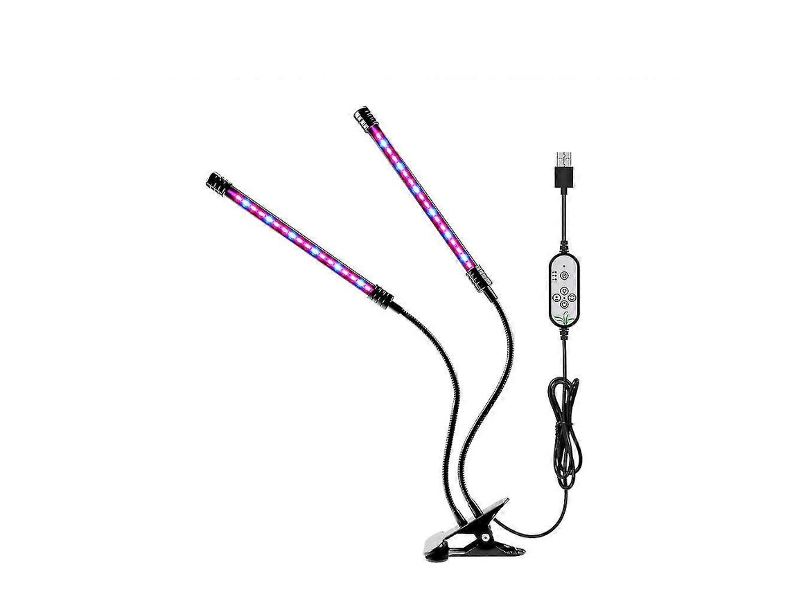Omni-lámpara Led Para Plantas 30w 80 Leds Espectro Completo 4 Cabezas Con Temporizador Para Jardinería