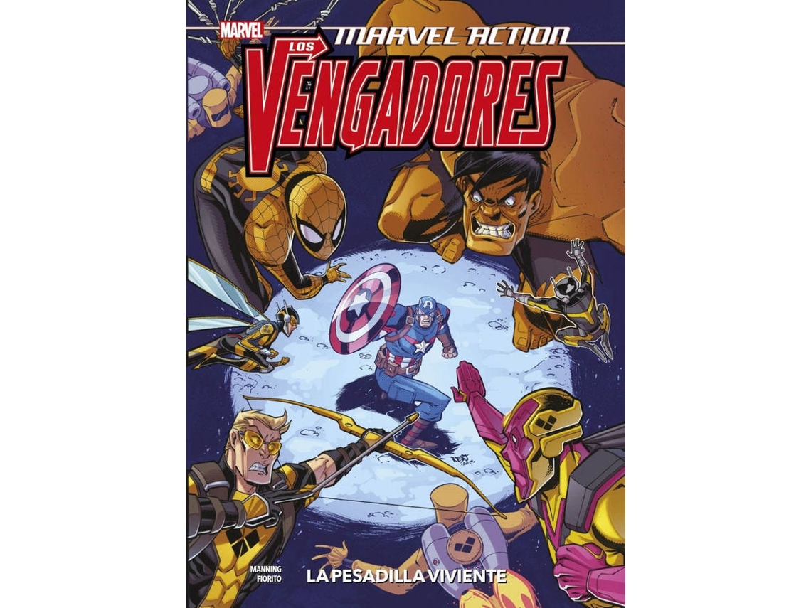 Libro Marvel Action Los Vengadores. The Living Nightmare 4 de Marcio Florito (Español)