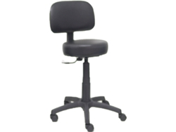 Silla Operativa PYC Raspilla  Negro (Brazos Fijos - Similpiel)
