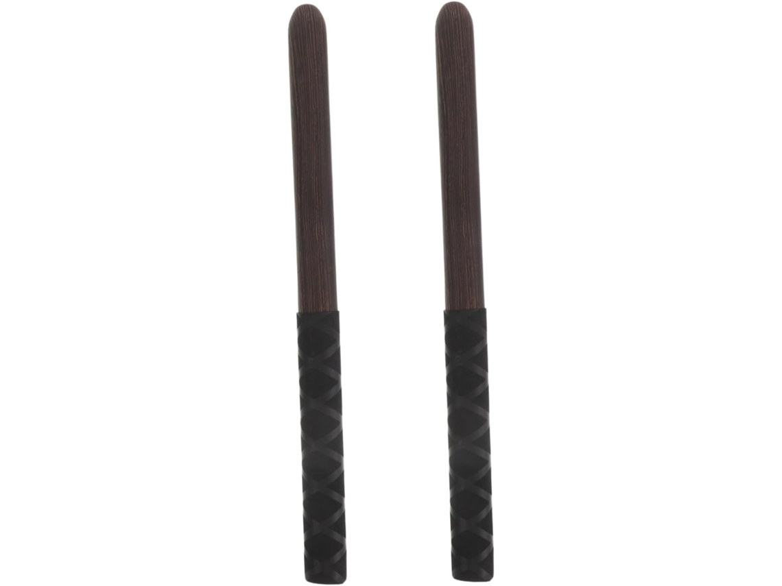 Baquetas de madera con forma de pollo para bombo, 1 par, antideslizantes, para bombos de 30 a 60 cm. SFUSHOS