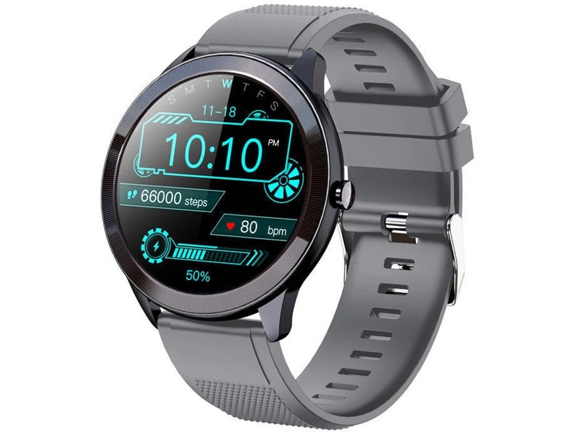 Reloj inteligente Bestvite para hombre de 1,3 pulgadas, resistente al agua IP68 (gris)