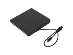 Unidad De Dvd Externa Usb 3.0 Usb-c, Ultradelgada, De Transmisión Rápida Dvd Rw Para Portátiles, Pc Y Macbooks.