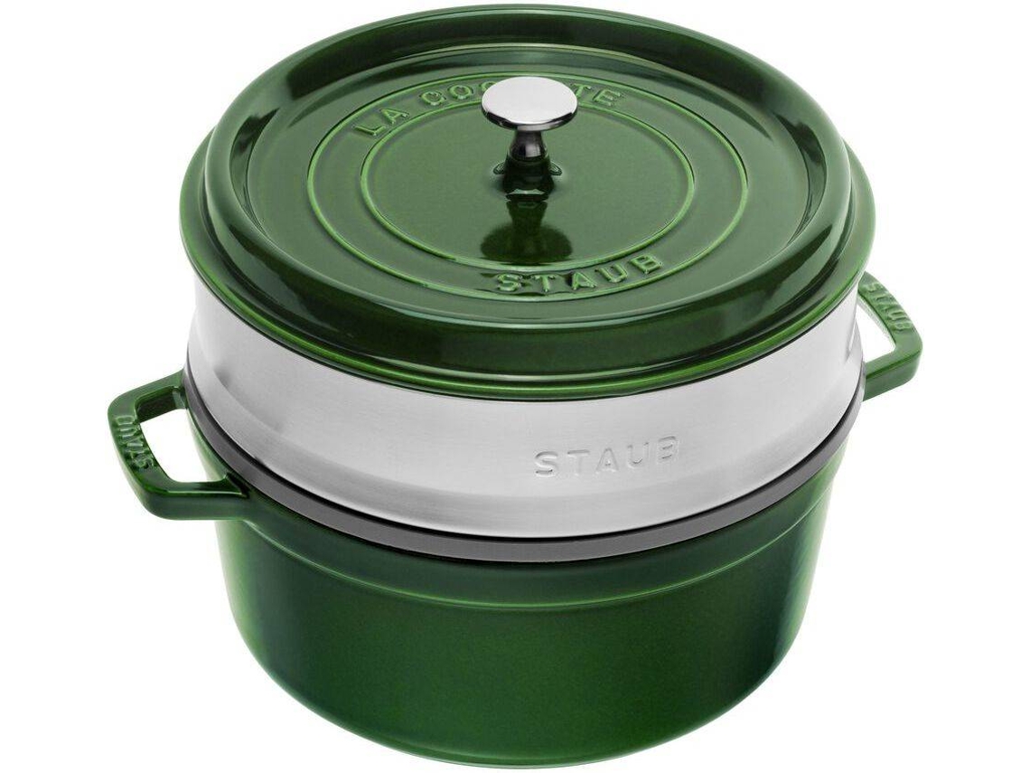 Cacerola STAUB (Verde - Hierro Fundido - 26 cm)