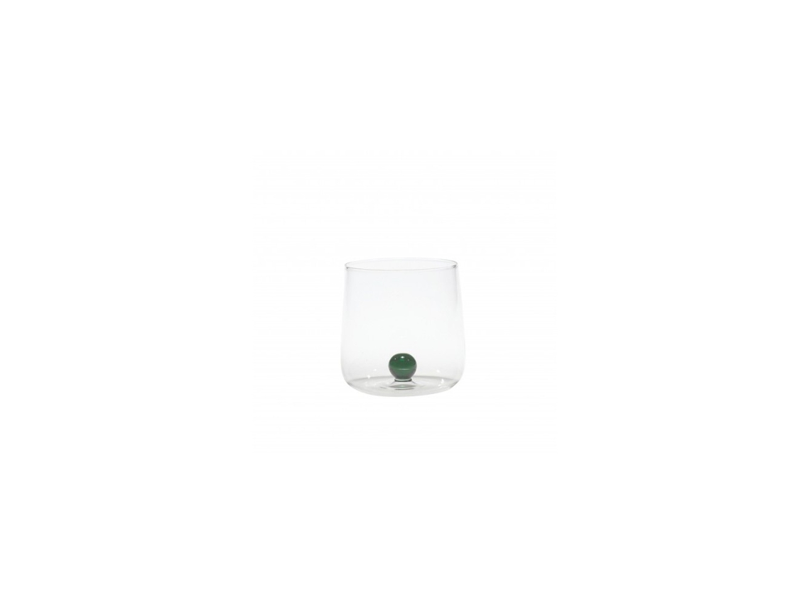 Vidrio de borosilicato Bilia Vaso ZAFFERANO Set 6 piezas Color Verde
