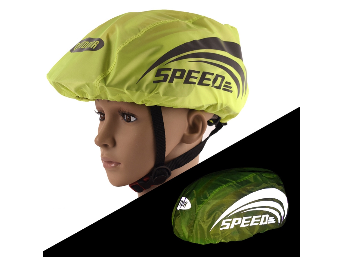 2026-cubierta Para Casco De Bicicleta Con Tira Reflectante Segura Alta Visibilidad Impermeable Para Ciclismo