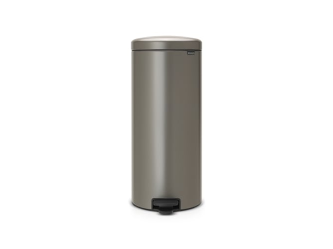 Cubo de Basura BRABANTIA Newicon (30 l - Plateado)