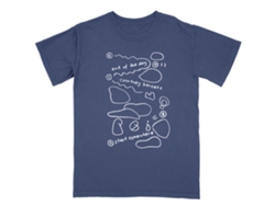 Camiseta Courtney Barnett End Of The Day Navy TS ROCKINSTONE Talla:l