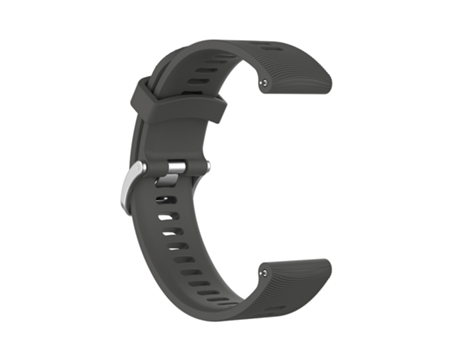Pulseira de relógio para Garmin Forerunner 245 Silicone Schwarz com relógios de 20 mm de largura Gris 20 mm Garmin Forerunner 245