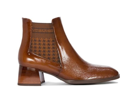 Botines de Mujer HISPANITAS Piel Marrón (40)