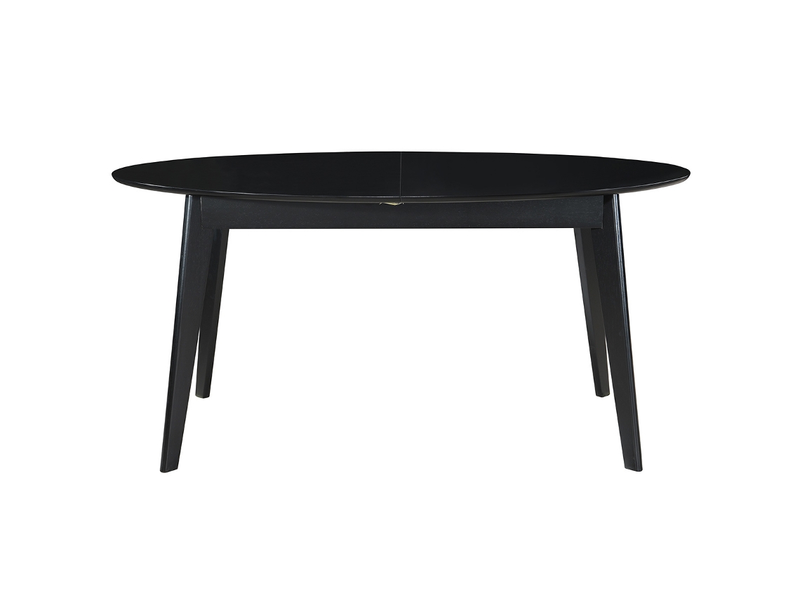 Mesa de comedor extensible negra L160-200 cm MARIK MILIBOO