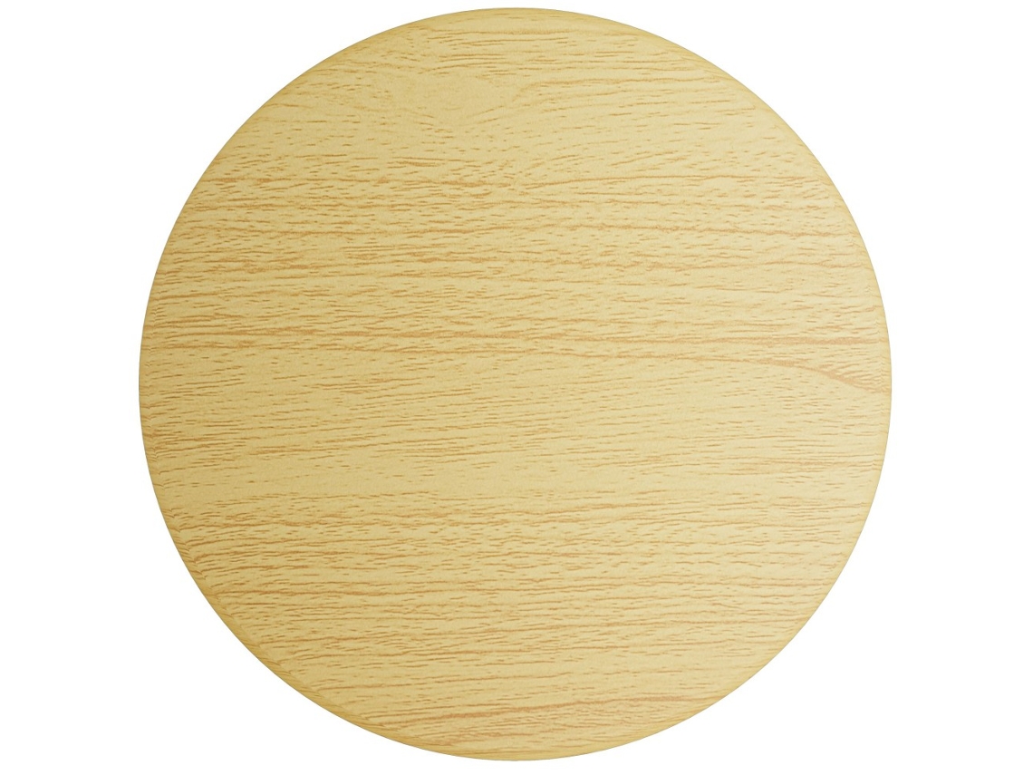 Aplique de pared Mac Wall XL de madera, 20 W, LED, con interruptor CCT, 2700 K/3200 K/4000 K, aluminio, luz de pared de 360 grados de Beneito Faure