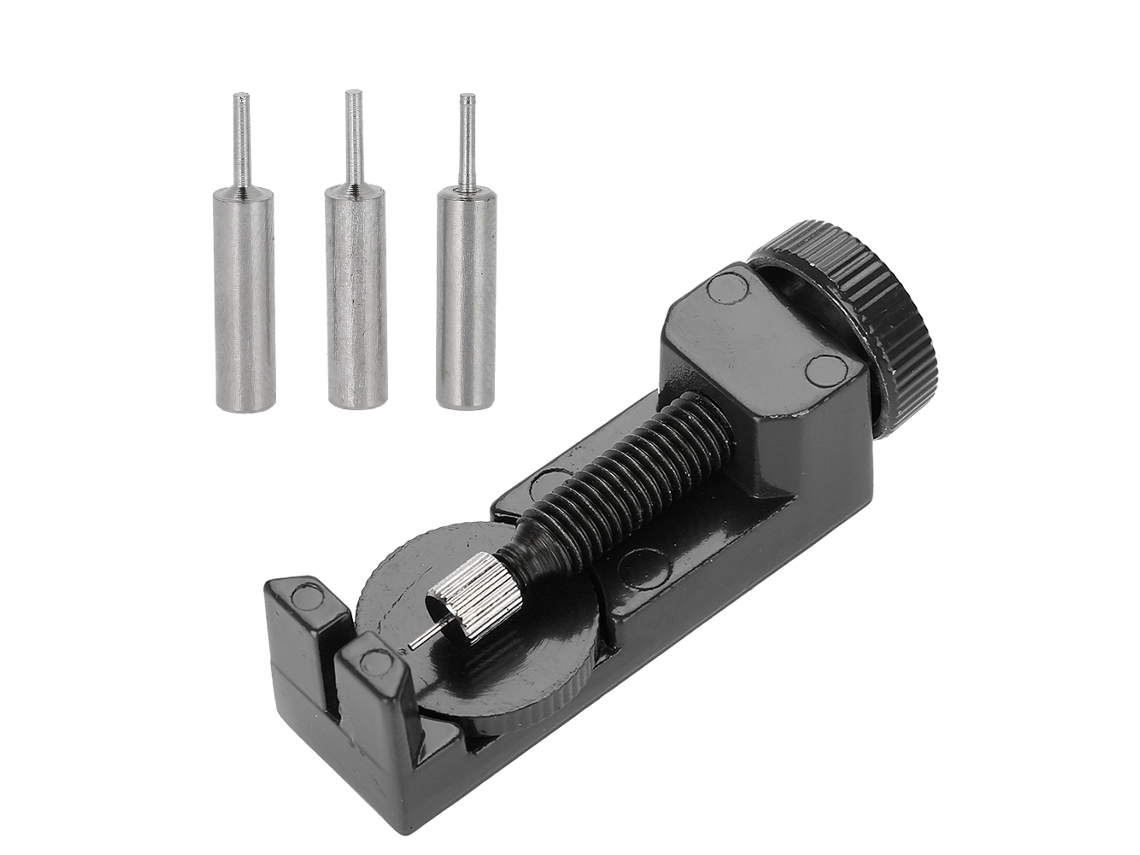 Herramientas para reparar correas de reloj: extracción de eslabones y pasadores 02