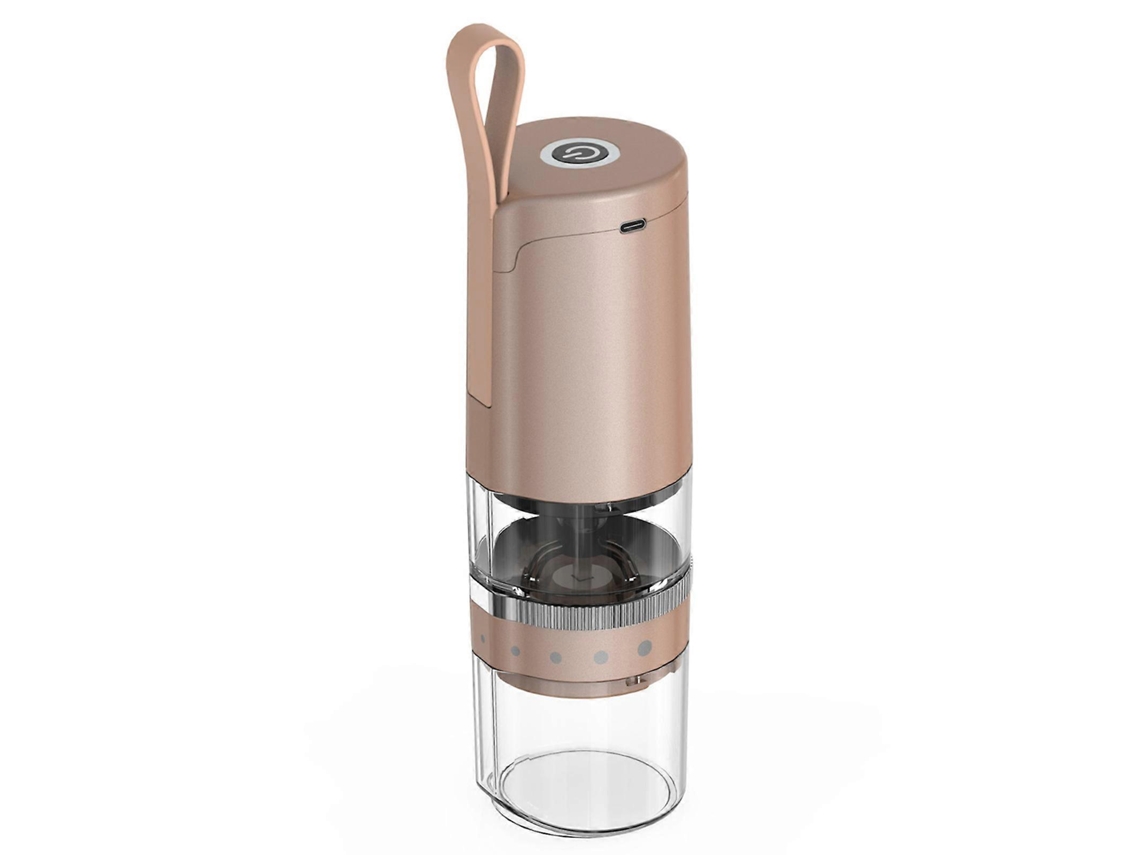 Molinillo de café eléctrico con muelas ajustables, compacto y portátil, recargable, plateado. Rosewell