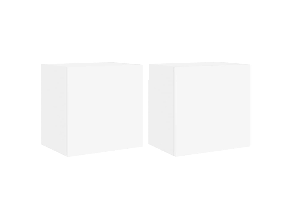 Conjunto de soporte de pared para TV blanco de 2 piezas 40,5 x 30 x 40 cm MAISON EXCLUSIVE