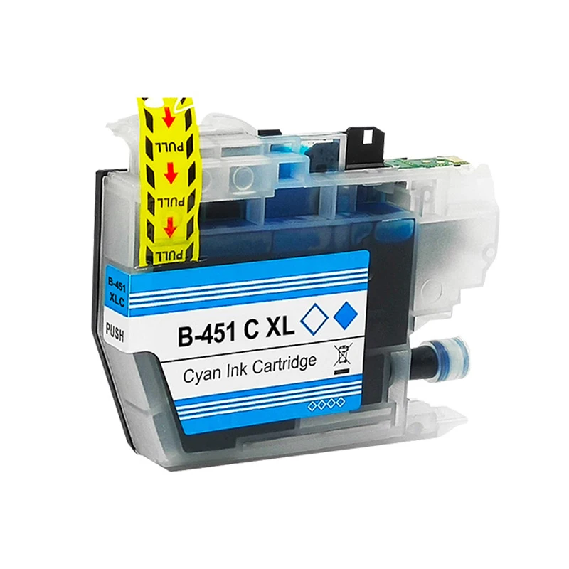 Lc451xl C 1pclc451xl Lc451 Xl 451xl High Capacity Compatible Inkjet Ink Cartridge For Brother Dcp-j1050dw J1140dw J1010dw Printer