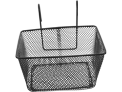 Cesta de hierro multifuncional con gancho para manillar, gran capacidad para compras y escuela, accesorios Gokoco