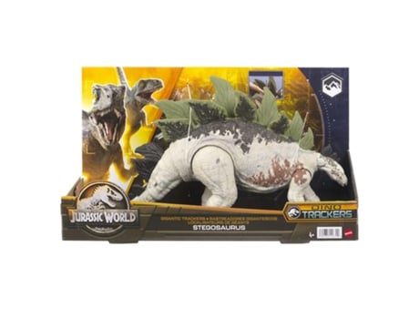Muñeco MATTEL Jurassic World Gigantic Trackers Stegosaurus dinos (Edad Mínima Recomendada: 4 años)