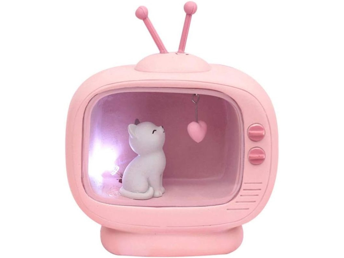 2026-lámpara De Escritorio Decorativa Gatito Led Luz Nocturna Rosa Para Niños Habitación