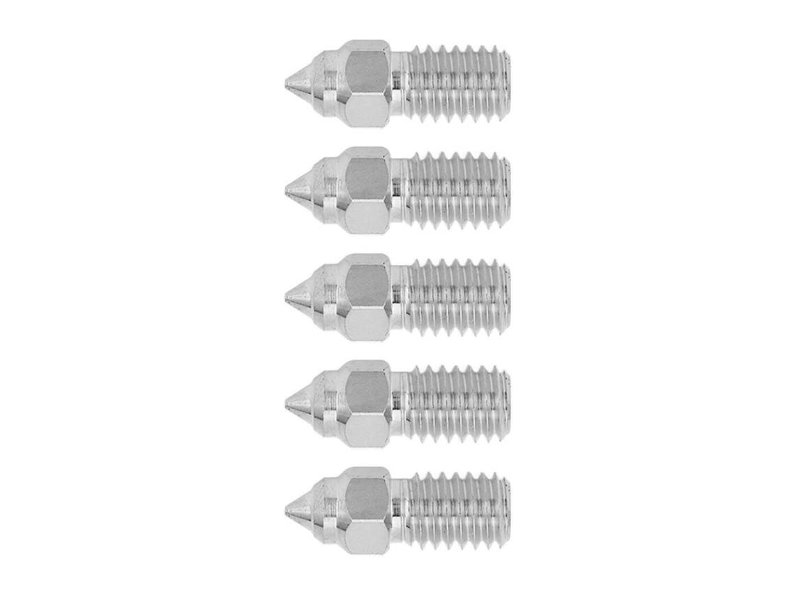 5 Piezas Boquilla Extruder 3d Impresora 1.75mm M6 Hotend Alta Velocidad Para Creality Ender 5 S1 0.8mm Latón