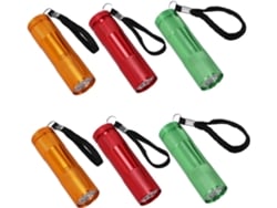 Linterna Led Mini De 6 Piezas Para Camping De Emergencia Portátil