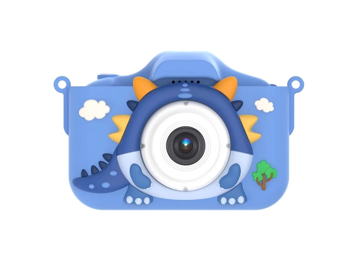 Cámara azul Bestvite Mini HD para niños con cámara dual para tomar fotos y grabar videos