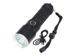 2026-linterna Recargable Usb 5 Niveles Ipx4 Impermeable Iluminación Ancha Linterna Portátil Para El Hogar