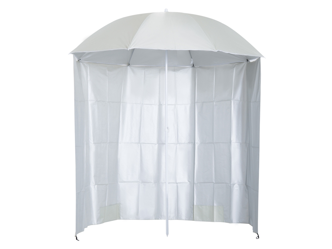 VPMKP - Sombrilla recta Outsunny, 4,6x2,7x2,4 m, manivela, acero, poliéster