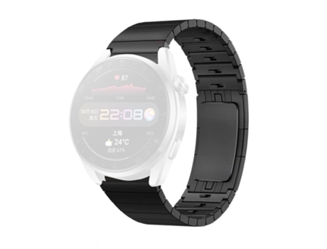 Correa de acero inoxidable 22mm liberación rápida para Huawei Watch GT 2 Pro Porsche - negro