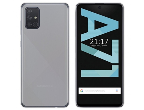 Carcasa Samsung Galaxy A71 TUMUNDOSMARTPHONE Silicona Transparente
