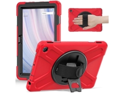 Compatible con Amazon Fire HD 10 (2023). Funda protectora duradera con correa de mano y soporte.