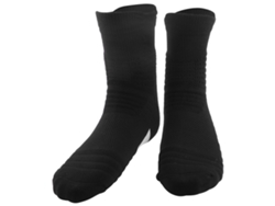 Zapatillas de baloncesto transpirables de algodón para hombre con suela gruesa de felpa en blanco y negro | Sin marca