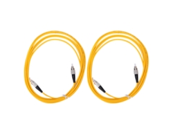 2026-2pcs Cable De Parche De Fibra Óptica Monomodo Fc/upc A Fc/upc 3 Metros Amarillo