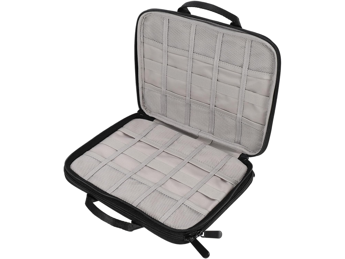Organizador Portátil Ciieeo Para Correas De Reloj En Material Sintético Negro, Almacenamiento