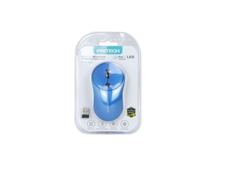 Ratón Inalámbrico para Ordenador Inalámbrico con Luz Led PRITECH Pbp-466 Azul Oscuro
