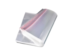 Bolsa para ropa transparente autosellante, 2535 cm, reversible, para camisetas