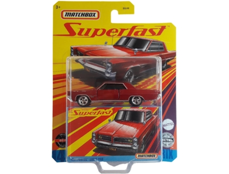 Coche MATCHBOX 1964 Pontiac Grand Prix (Edad Mínima Recomendada: 3 años - 1:64)