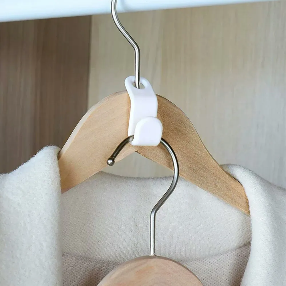 Juego de perchas de plástico que ahorran espacio, Organizadovayotoy