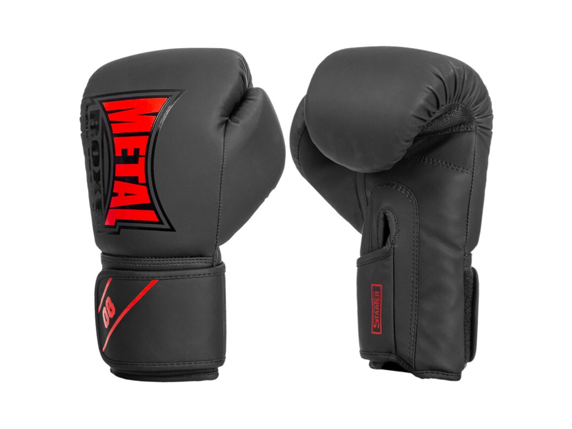 Guantes de Boxeo para Unisex METAL BOXE (6 oz - Negro)