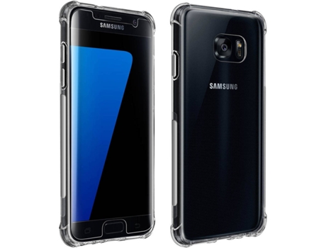 Carcasa y Protector de Cristal Templado Samsung Galaxy S7 AVIZAR PACK-PREMS-G930H Negro