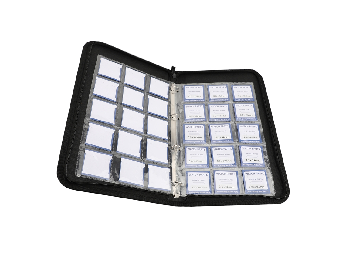 Juego De 31 Lentes De Cristal Mineral Redondas Y Finas Para Relojes, 3 Mm, Resistentes A Los Arañazos, 25-40 Mm